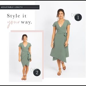 Kosan go travel green dress xs